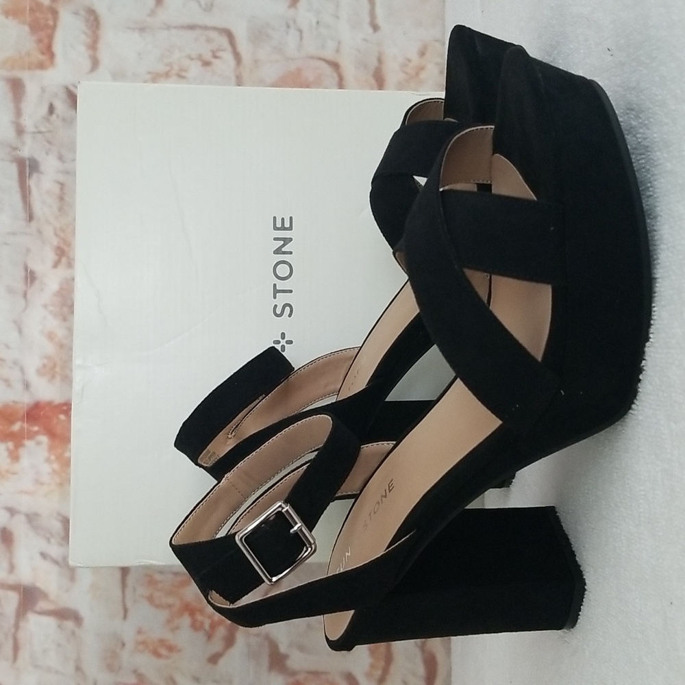 New Sun + Stone Lillah Platform Dress Sandals